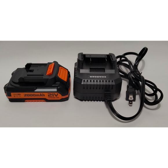 21V Lithium Battery 2000 mAh Battery With Charger Adapter Led Indicator - Picture 1 of 13